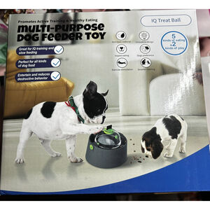 Multi Purpose Dog Feeder Toy For Slow Feeding Animal Training New NIB